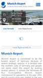 Mobile Screenshot of munichairport.net